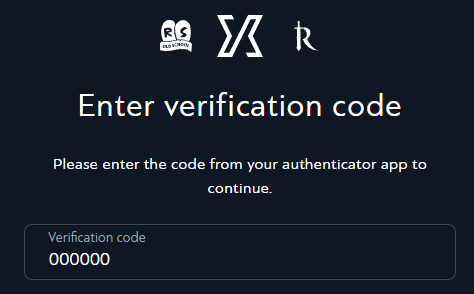Authenticator code